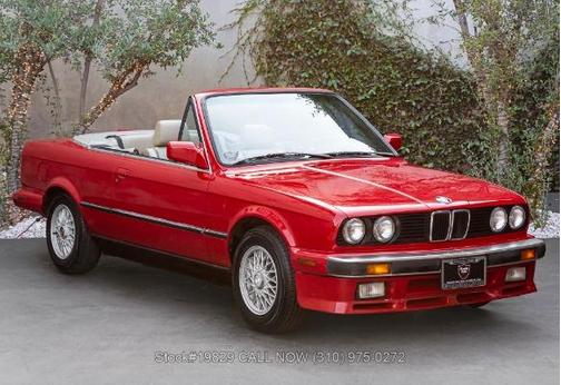 Red 1987 BMW 325 iC