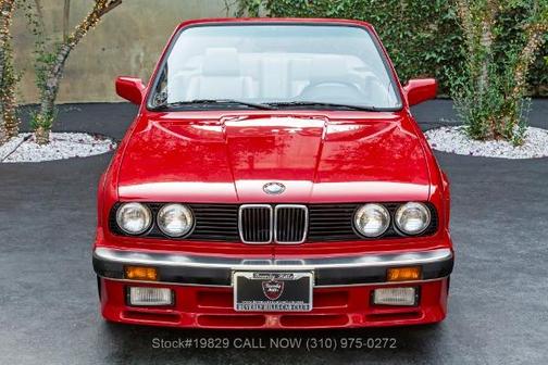 Red 1987 BMW 325 iC