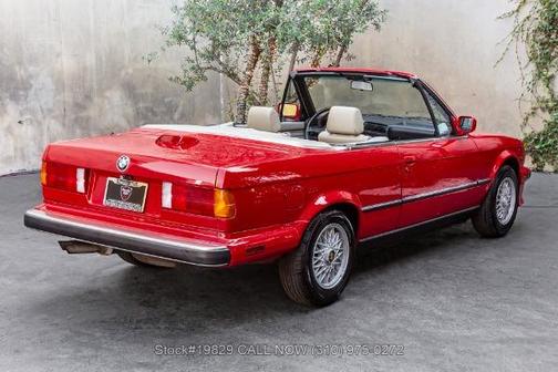 Red 1987 BMW 325 iC