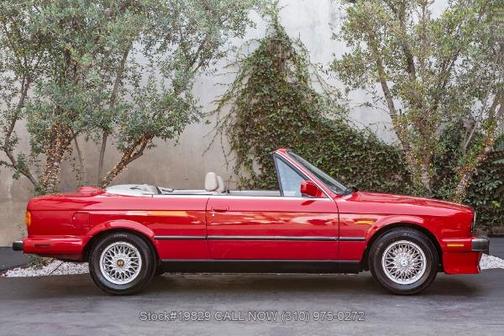 Red 1987 BMW 325 iC