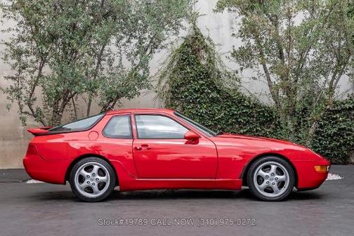 Red 1995 Porsche 968