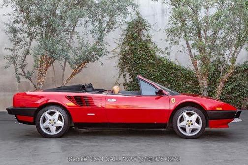 Red 1985 Ferrari Mondial Cabriolet