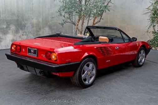 Red 1985 Ferrari Mondial Cabriolet