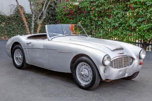 Silver 1959 Austin-Healey 100-6 SPORTS CAR