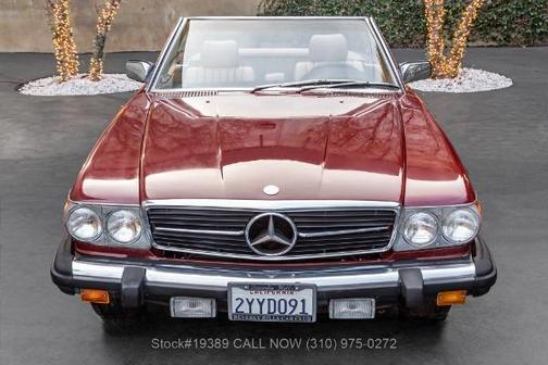 Orient Red 1984 Mercedes-Benz SL-Class 380SL