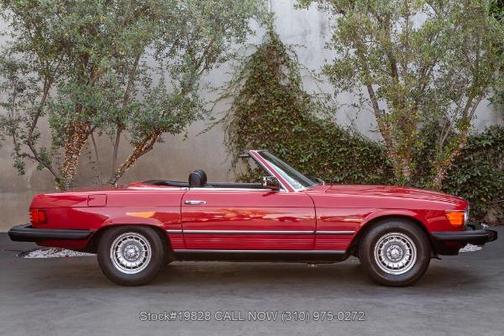 Red 1981 Mercedes-Benz 380SL