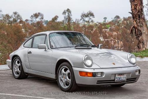 Silver Metallic 1989 Porsche 911 Carrera 4