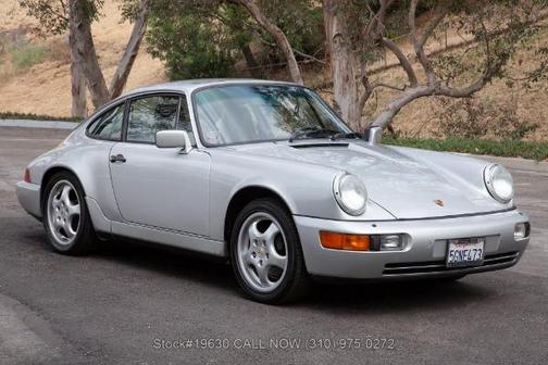 Silver Metallic 1989 Porsche 911 Carrera 4