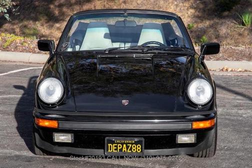 Black 1988 Porsche 911 Cabriolet
