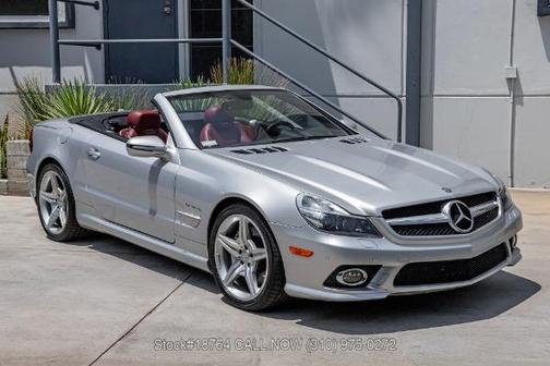 Silver Arrow Metallic 2009 Mercedes-Benz SL-Class SL 550