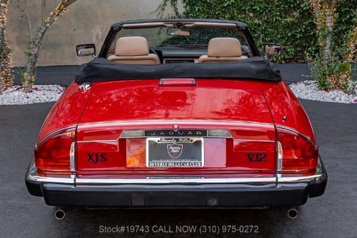 Red 1990 Jaguar XJS Cabriolet