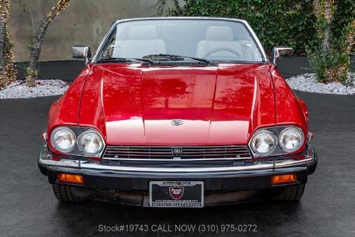 Red 1990 Jaguar XJS Cabriolet