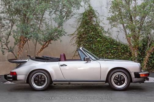 Silver 1983 Porsche 911 SC Cabriolet