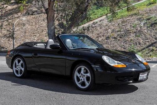 Black 1999 Porsche 911 Carrera Cabriolet