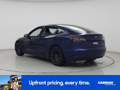 Blue 2021 Tesla Model 3 Performance