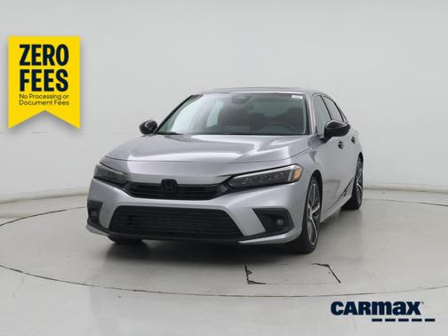Silver 2022 Honda Civic Touring