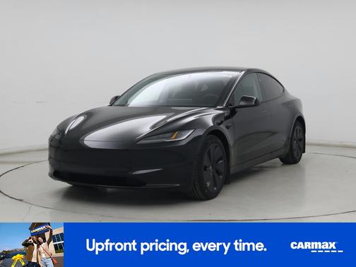 Black 2025 Tesla Model 3 Long Range