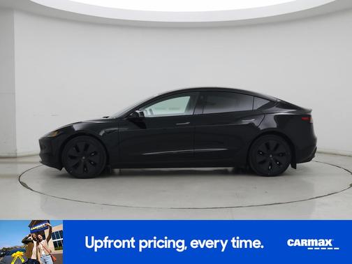 Black 2025 Tesla Model 3 Long Range