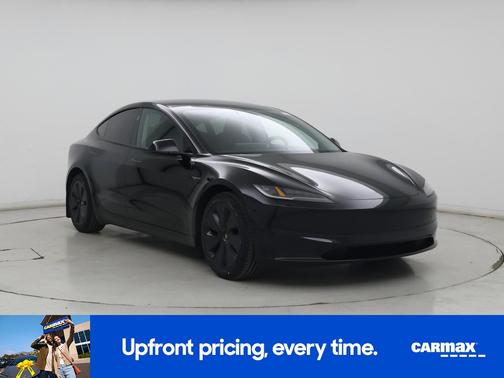Black 2025 Tesla Model 3 Long Range