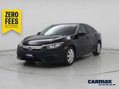 Black 2018 Honda Civic LX