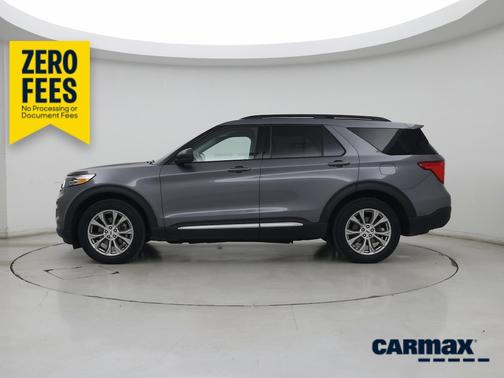 Gray 2022 Ford Explorer XLT