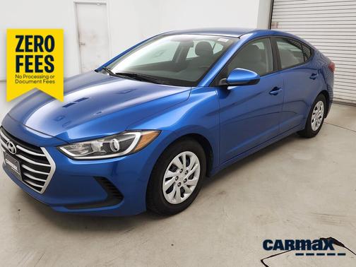 Blue 2017 Hyundai ELANTRA SE