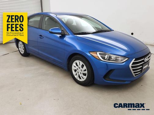 Blue 2017 Hyundai ELANTRA SE