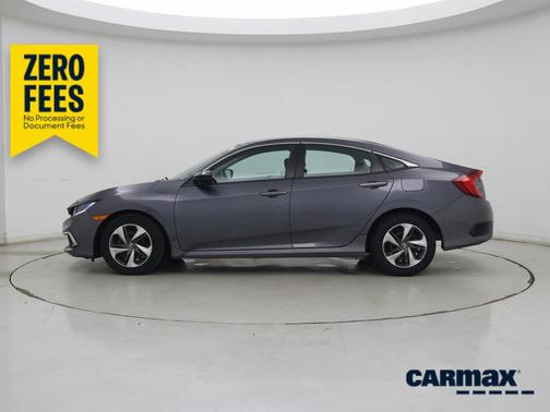 Gray 2021 Honda Civic LX