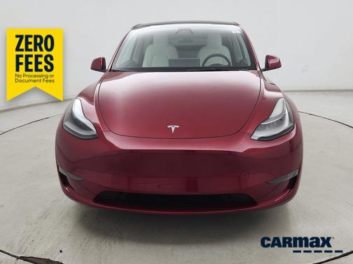 Red 2024 Tesla Model Y Long Range