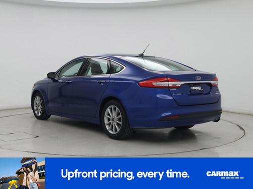 Blue 2017 Ford Fusion SE