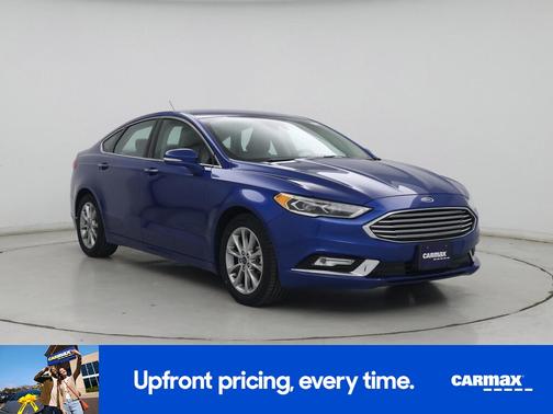 Blue 2017 Ford Fusion SE