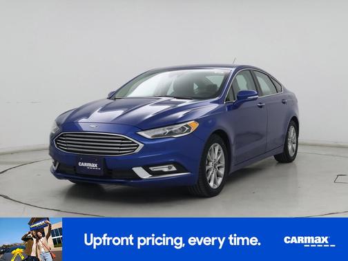 Blue 2017 Ford Fusion SE