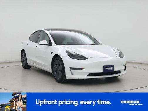 White 2022 Tesla Model 3 Long Range