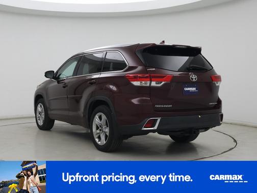 Red 2019 Toyota Highlander Limited