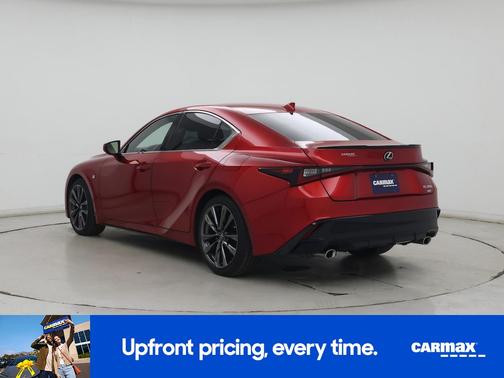Red 2022 Lexus IS 350 F-Sport