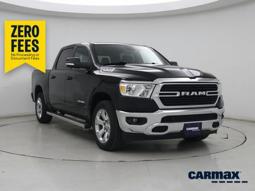 Black 2021 RAM 1500 Bighorn