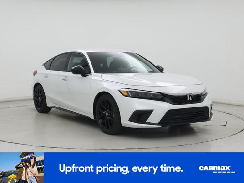 White 2022 Honda Civic Sport