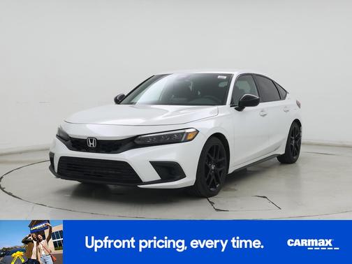 White 2022 Honda Civic Sport