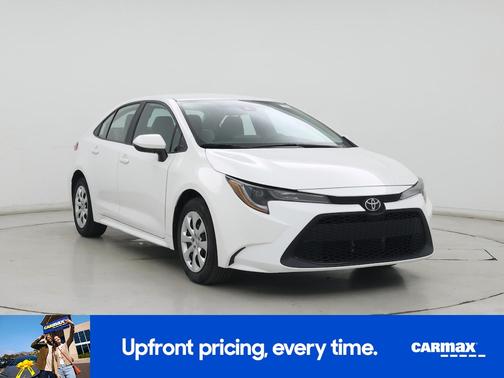 White 2022 Toyota Corolla LE