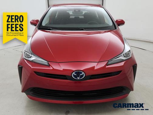Red 2019 Toyota Prius LE