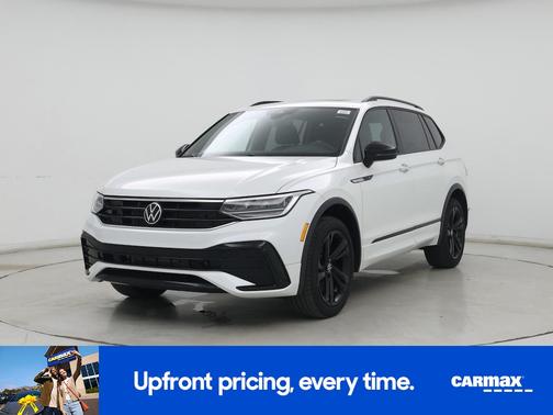 White 2023 Volkswagen Tiguan SE R-Line Black
