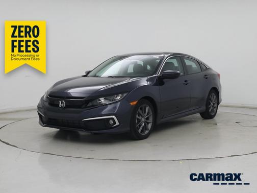 Blue 2021 Honda Civic EX