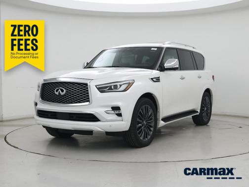 White 2022 INFINITI QX80 Sensory