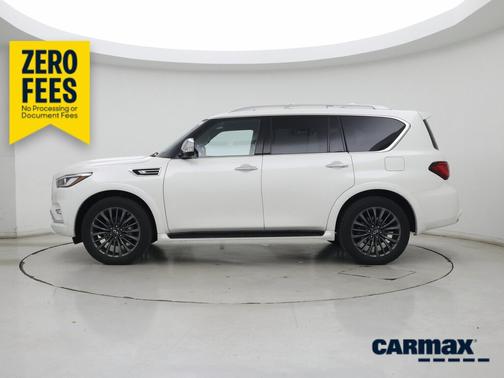 White 2022 INFINITI QX80 Sensory