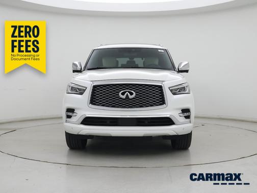 White 2022 INFINITI QX80 Sensory