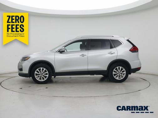 Silver 2017 Nissan Rogue SV