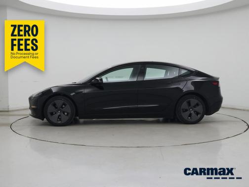 Black 2022 Tesla Model 3