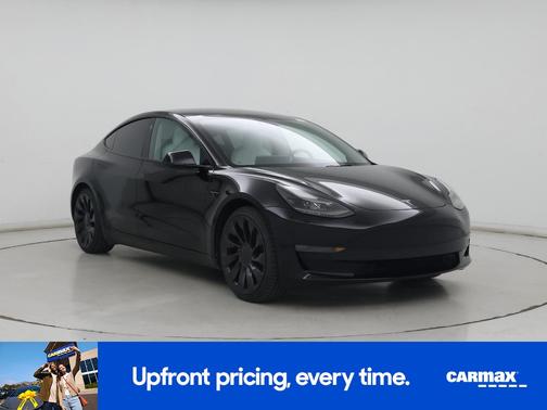 Black 2022 Tesla Model 3 Performance