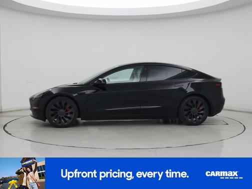 Black 2022 Tesla Model 3 Performance