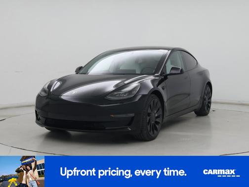 Black 2022 Tesla Model 3 Performance